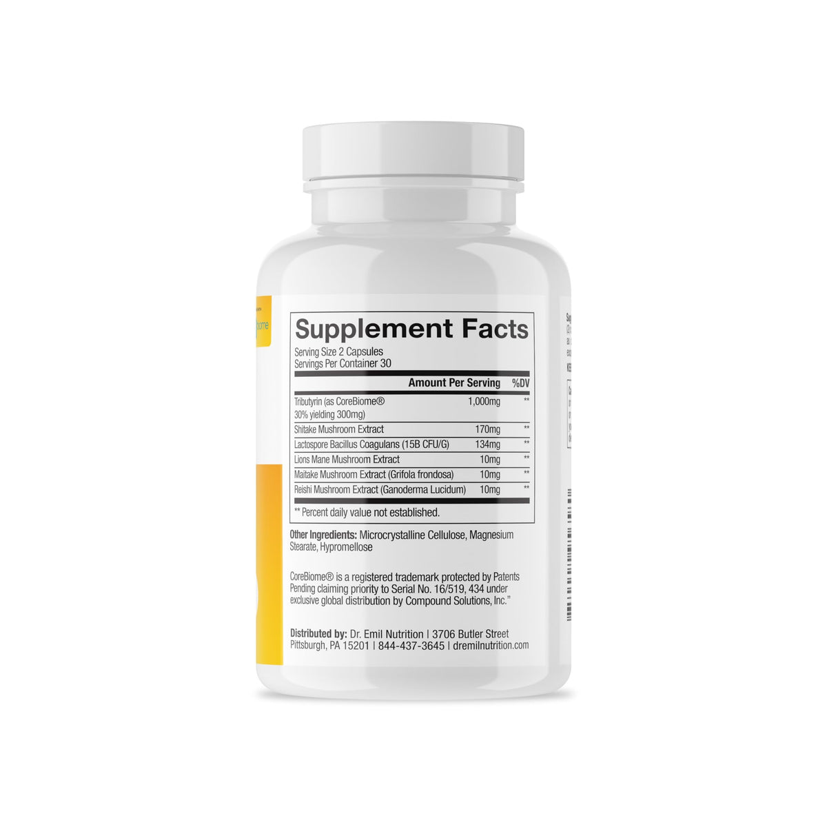 DR. EMIL NUTRITION Total Gut Health Complex - Prebiotic, Probiotic & Postbiotic Supplement - Supports Digestive Health, Bloating & Gut Balance