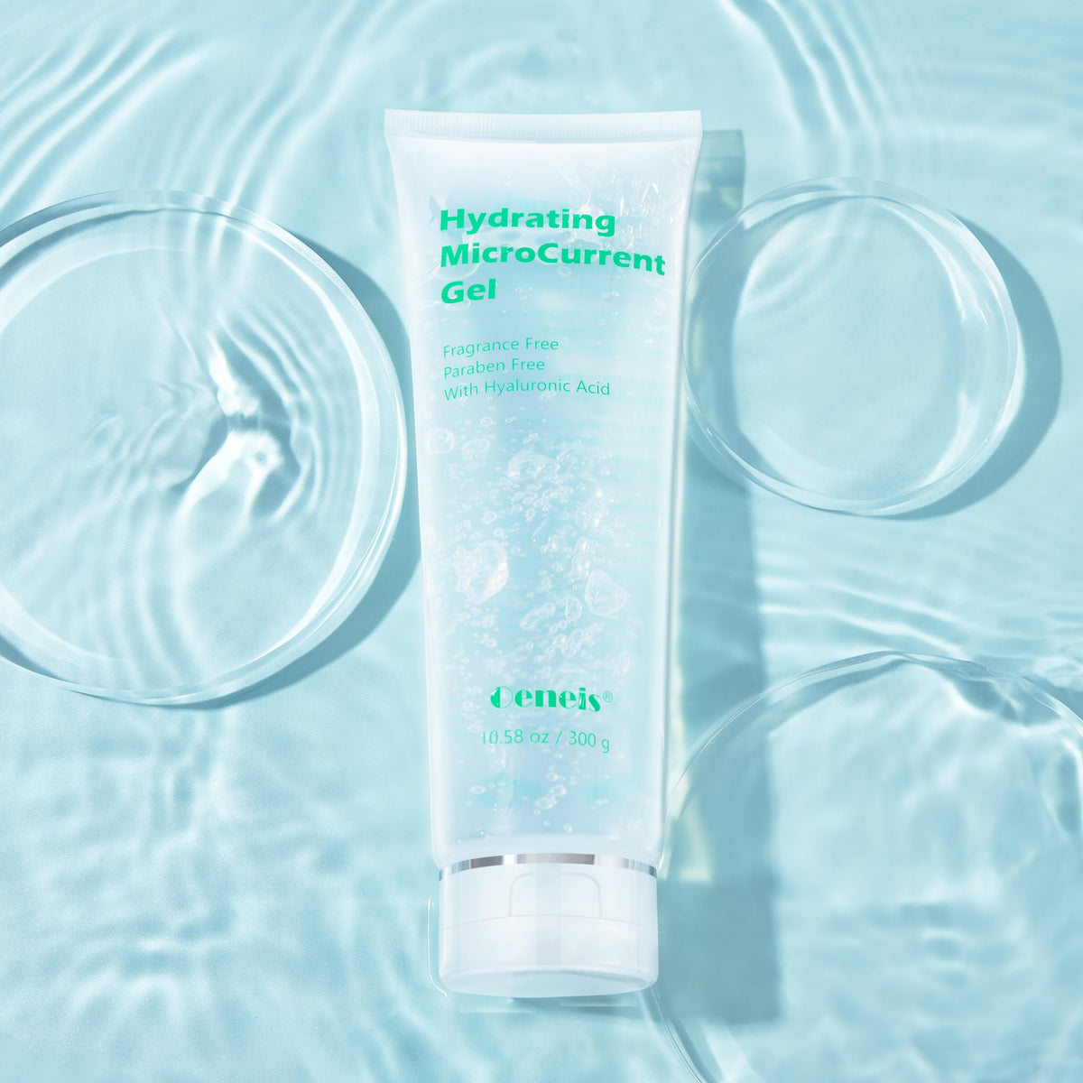 Oeneis Hydrating Microcurrent Conductive Gel, Fragrance-Free, Paraben-Free, Gel Primer with Hyaluronic Acid, Non-irritating
