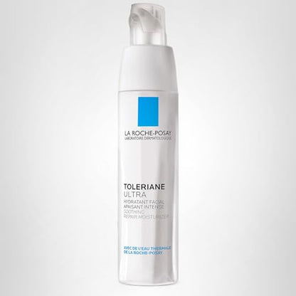 La Roche-Posay Toleriane Dermallergo Ultra Soothing Repair Face Moisturizer for Sensitive Skin, Gentle Moisturizing Face