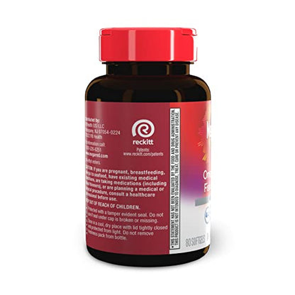 Megared Omega-3 Fish Oil + High Absorption Krill Oil 500mg Softgels, MegaRed Advanced 4in1 (80 count in a bottle) Concentrated Omega-3 Fish