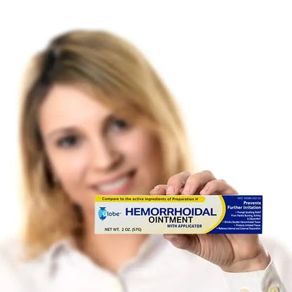 Globe Hemorrhoidal Ointment w/ Applicator, Phenylephrine HCl, Petrolatum Mineral Oil, Maximum Strength Formula for Burning, Discomfort & Itching, 2 oz Hemorrhoidal OintmentBuy Supplements Australia