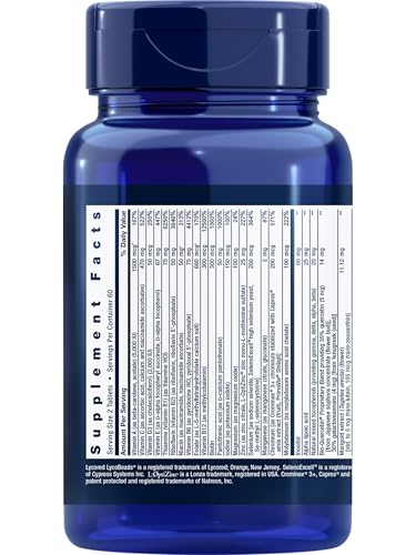 Life Extension Two-Per-Day Multivitamin - Packed with Over 25 Vitamins, Minerals & Extracts -Vitamins B6, C, D - Zinc - Two-Month Supply