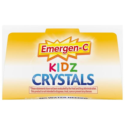 Emergen-C Kidz Crystals, On-the-Go Emergen-C Immune Support Supplement with Vitamin C, B Vitamins, Zinc and Manganese