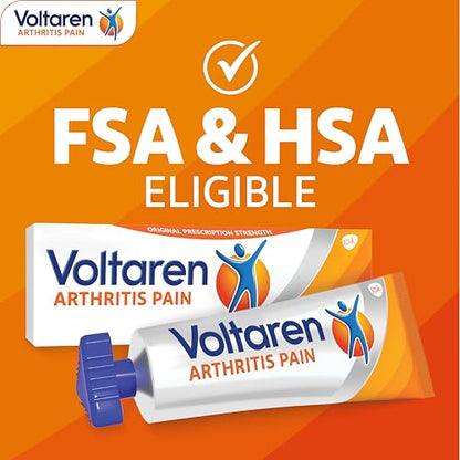 Voltaren Arthritis Pain Relief Gel, Diclofenac Sodium, 1% (NSAID), Clinically Proven Powerful Pain Reliever with Easy Open Flip Top Cap, No Prescription Needed, 5.3oz VoltarenBuy Supplements Australia