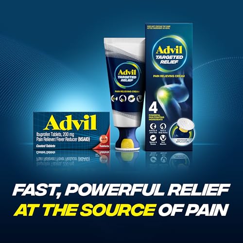 Advil Pain Reliever and Fever Reducer, Ibuprofen 200mg for Pain Relief - 24 Coated Tablets AdvilBuy Supplements Australia