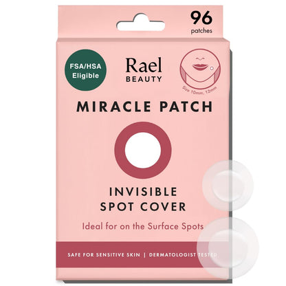 Rael Pimple Patches, Miracle Invisible Spot Cover - Hydrocolloid Acne Pimple Patch