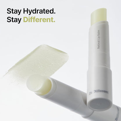 Dr.Different Retinal Lip Balm Clear, Anti-Wrinkle Lip Treatment with Deep Hydration