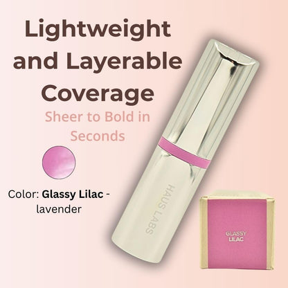 Haus Labs Color Fuse Longwear Hydrating Glassy Lip + Cheek Blush Balm Stick - Glassy Lilac Haus LaboratoriesBuy Supplements Australia
