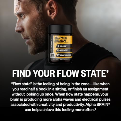 ONNIT Alpha Brain Nootropic Capsules for Men & Women, IGEN Non-GMO Tested Memory, Focus & Mental Clarity, with L-Theanine and Vitamin B6, 30 Count Each, Pack of 3 (90 Capsules) ONNITBuy Supplements Australia