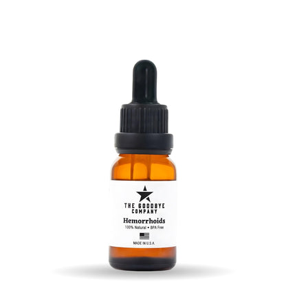 The Goodbye Company Organic Hemorrhoid Relief Serum - Natural Witch Hazel Treatment for Pain, Itch & Swelling - Internal External Soothing Formula - Vegan, USA Made, 15mL The Goodbye CompanyBuy Supplements Australia