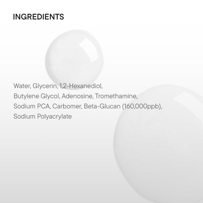 IUNIK Beta-Glucan Power Moisture Serum – Beta-Glucan & 7 Types of Peptides Deep Hydration Vegan Serum for Dry
