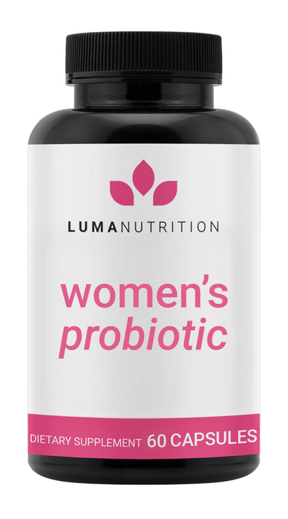 Luma Nutrition Probiotics for Women with Prebiotics - 50 Billion CFU Per Serving - Formulated for Digestive, Immune & Feminine Support