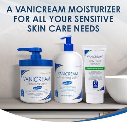 Vanicream Moisturizing Skin Cream with Pump Dispenser - 16 fl oz (1 lb) - Moisturizer Formulated