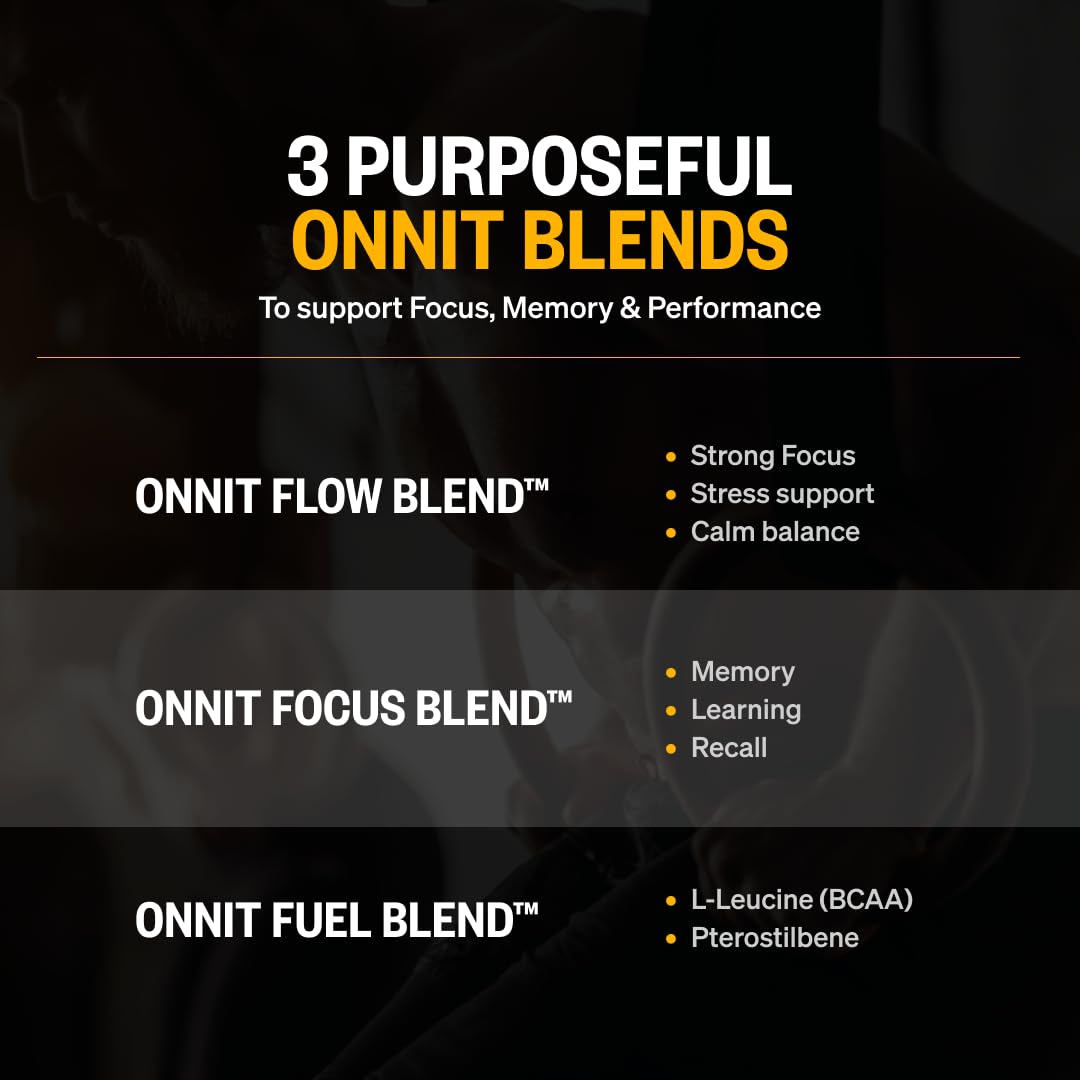ONNIT Alpha Brain Nootropic Brain Supplement for Focus, Memory, Mental Clarity, Cognitive Support with L-Theanine and Vitamin B6, 90 Count ONNIT buy supplements Au