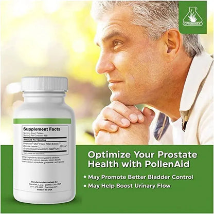 Graminex PollenAid Prostate Supplement: All Natural Prostate Support for Bladder Control & Urinary Tract Health, Rye Pollen Extract Made in USA, 200 Tablets GraminexBuy Supplements Australia