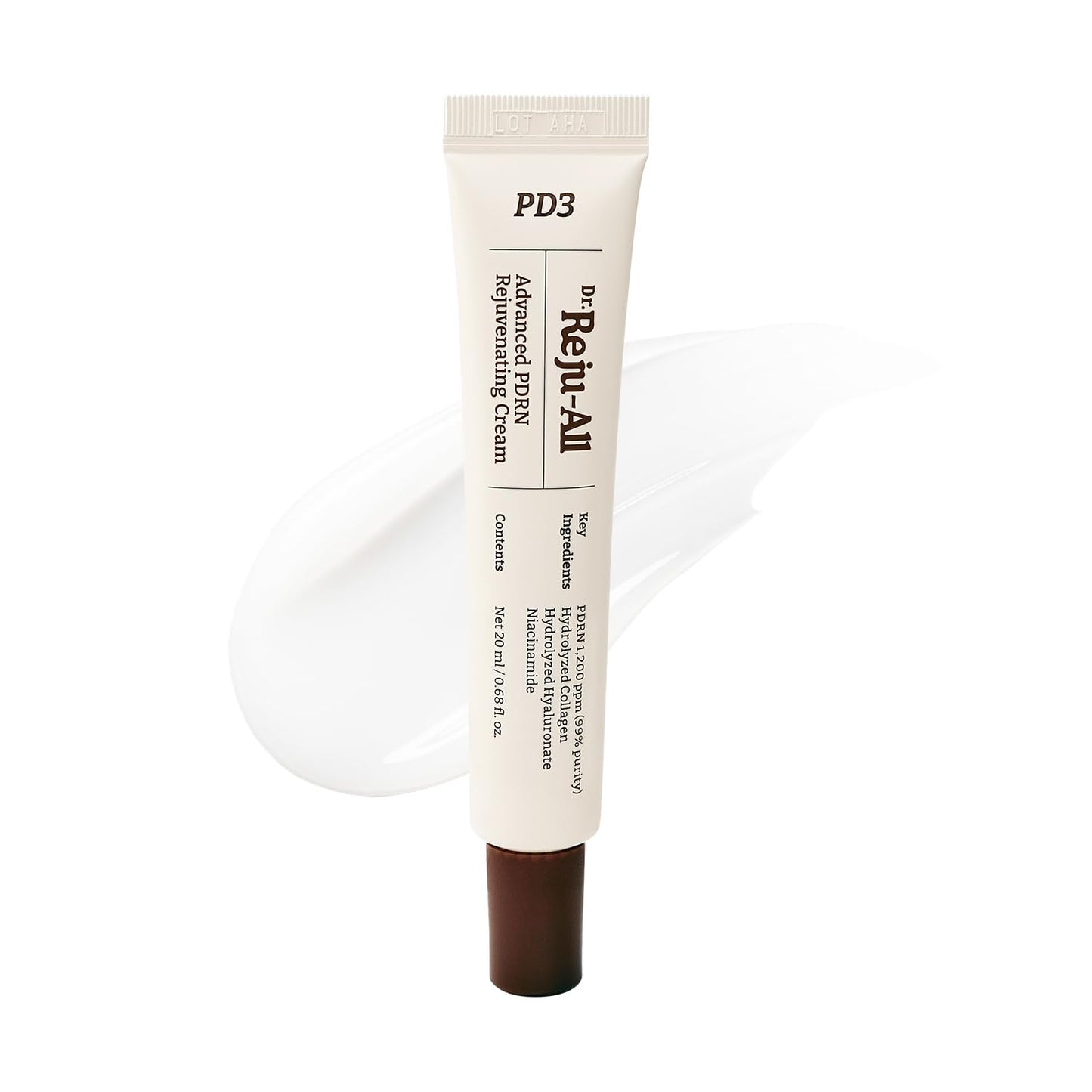 Dr. Reju-All PDRN Rejuvenating Cream – Rejuall PDRN Face Moisturizer – Optimal 1200ppm for Glass Skin & Plumping