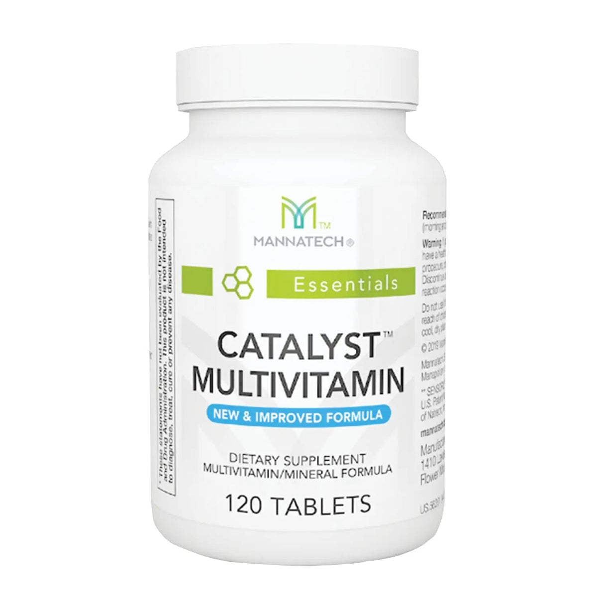 Mannatech Catalyst Multivitamin 120 Tablets, Maximize Your Multivitamin. Provides Antioxidants Vitamin A, Vitamin C, and Vitamin E Mannatech