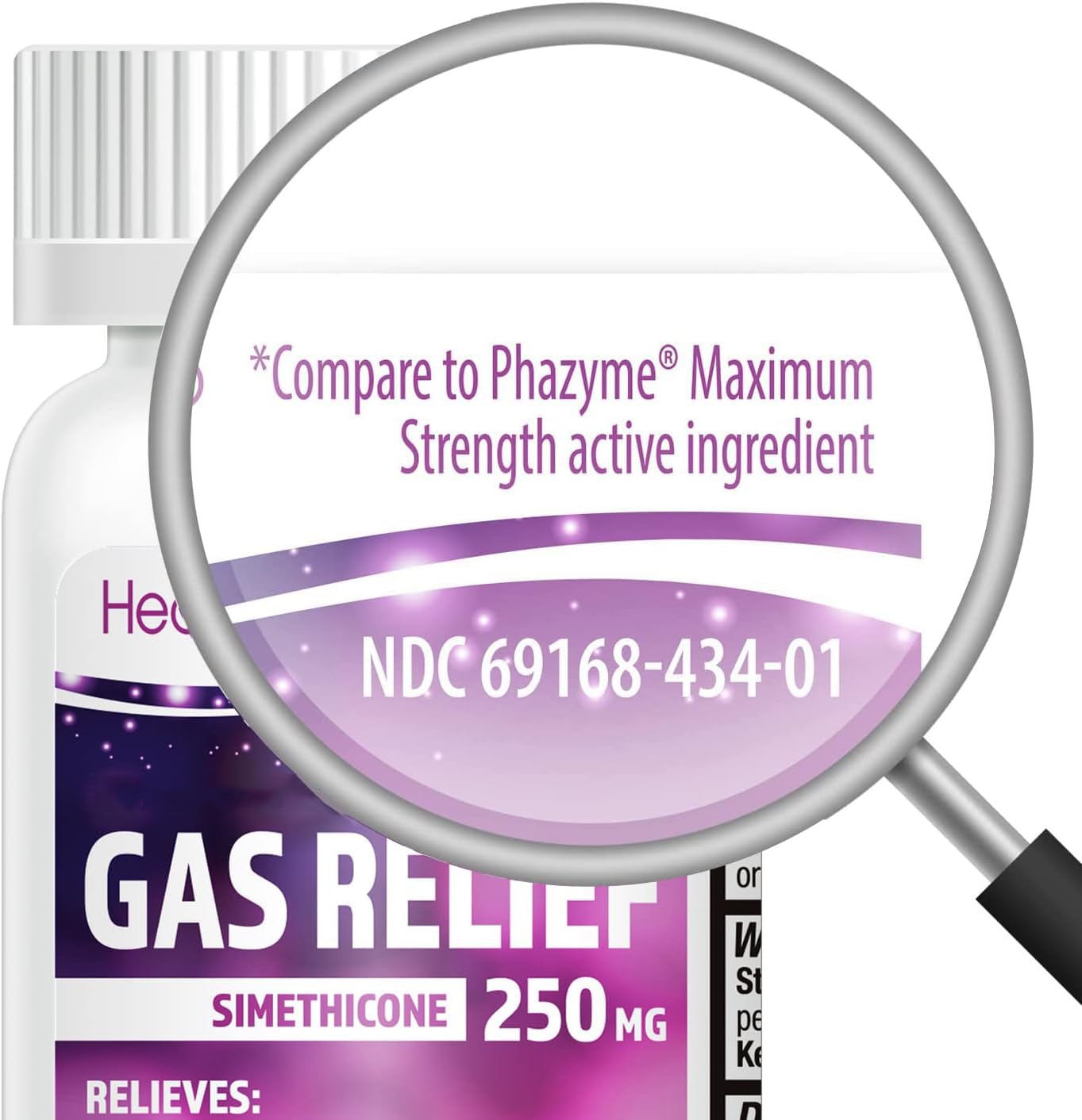 HealthA2Z® Gas Relief Simethicone 250mg, Fast Gas & Bloating Relief, Relieve Symptoms Naturally, 100 Softgels (Pack of 1) HealthA2Z buy supplements Au