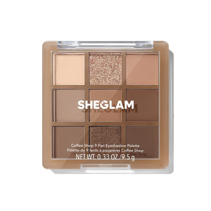 SHEGLAM Eyeshadow Palette 9-Color Ultra-pigmented Shimmer & Matte Shades, Vegan & Cruelty-free-Coffee Shop SHEGLAMBuy Supplements Australia