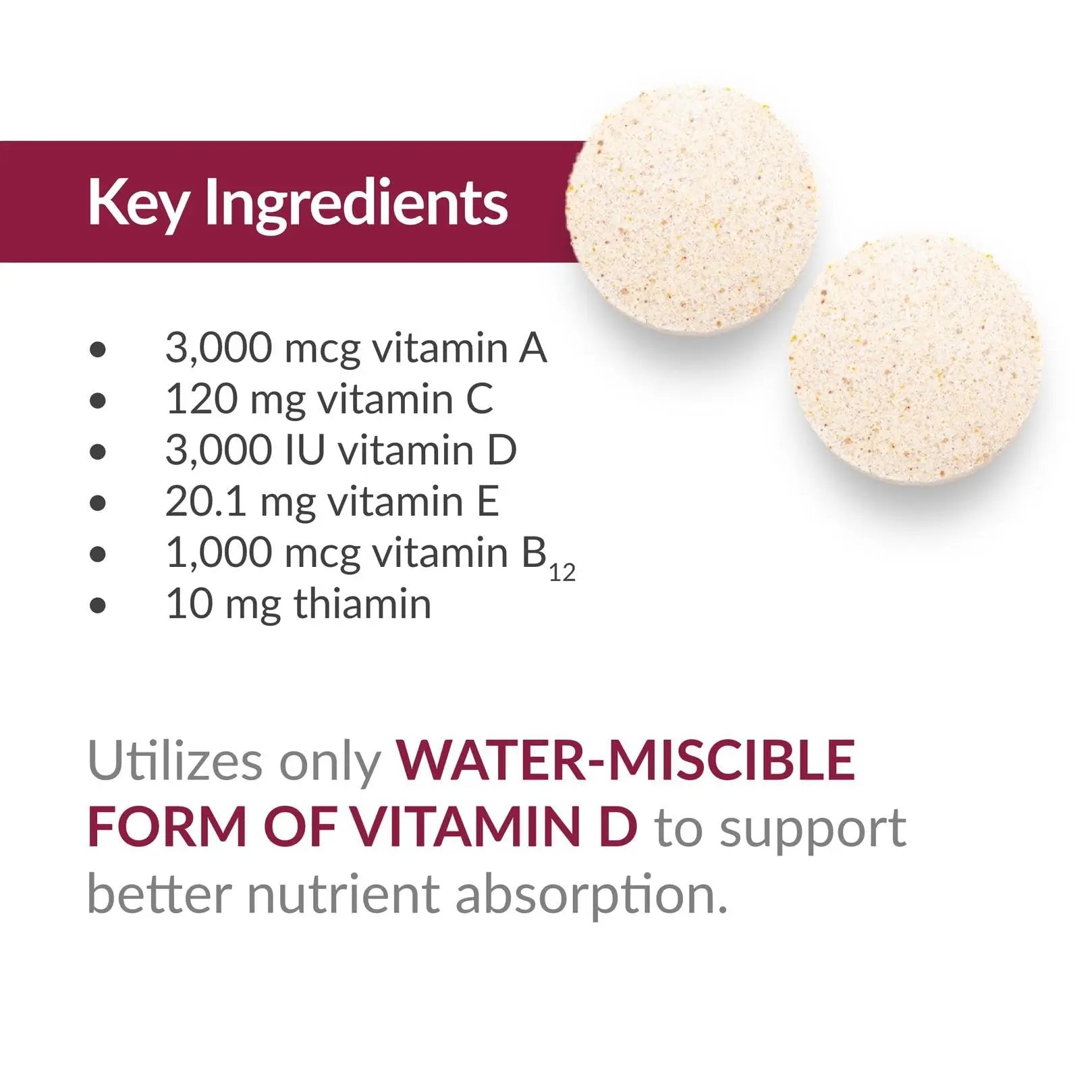 Bariatric Advantage Chewable Essential Multivitamin Without Iron - 200 DV of Key Nutrients - Trace Mineral Support Bariatric Advantage