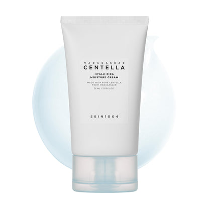 SKIN1004 Hyalu-Cica Moisture Cream, Face Moisturizer with Hyaluronic Acid, Centella Cream for Deep Hydration, Lightweight Nourishing