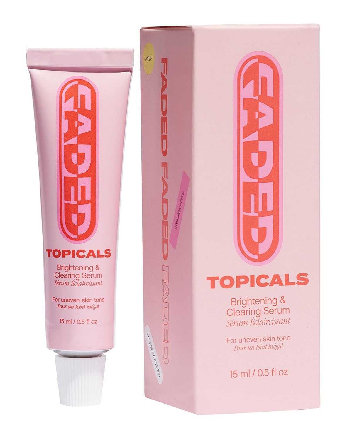 Topicals Faded Brightening and Clearing Serum | Reduces Discoloration, Post-Blemish Marks, Scars and Spots
