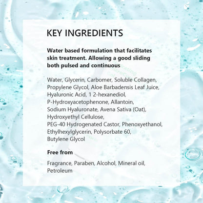 Oeneis Hydrating Microcurrent Conductive Gel, Fragrance-Free, Paraben-Free, Gel Primer with Hyaluronic Acid, Non-irritating