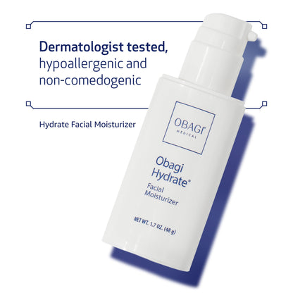 Obagi Professional-C 20% Vitamin C Serum & Hydrate Facial Moisturizer Bundle – Brightens Skin Tone