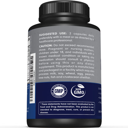 Premium Nerve Support Supplement – with Alpha Lipoic Acid (ALA) 600 mg, Acetyl-L-Carnitine (ALC) & Benfotiamine - Nerve Support Formula for Healthy Circulation, Feet, Hands & Toes - 60 Capsules