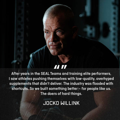Jocko Fuel Creatine Monohydrate Stick Packs - Pure Micronized Travel Size Powders for Men & Women, Supports Muscle Growth, Strength, Recovery & Cognition,