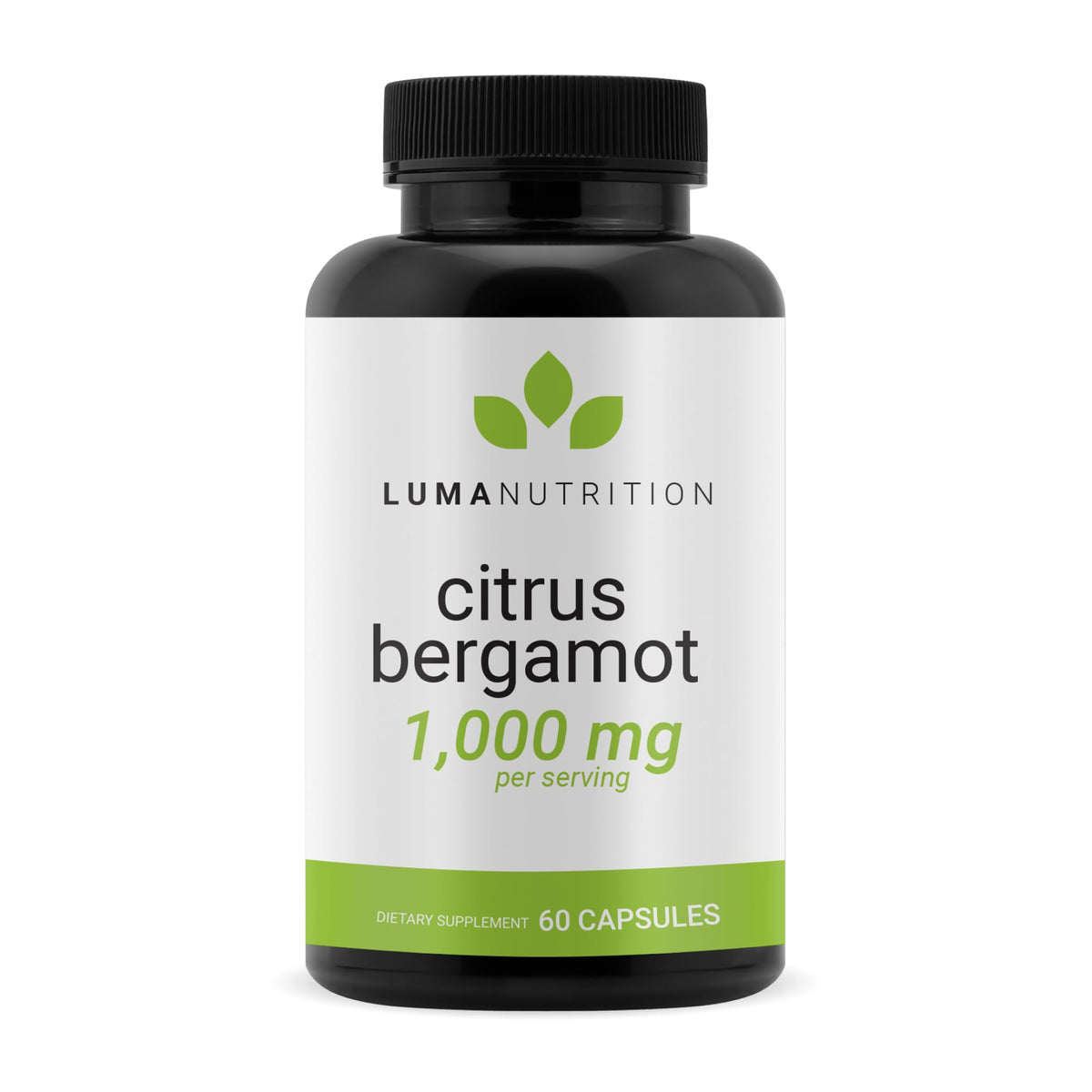 Luma Nutrition Citrus Bergamot 1000mg Per Serving - Citrus Bergamot Supplement - Heart Health Support - Made in the USA - Veteran Owned - 60 Capsules, 30 Servings Luma NutritionBuy Supplements Australia