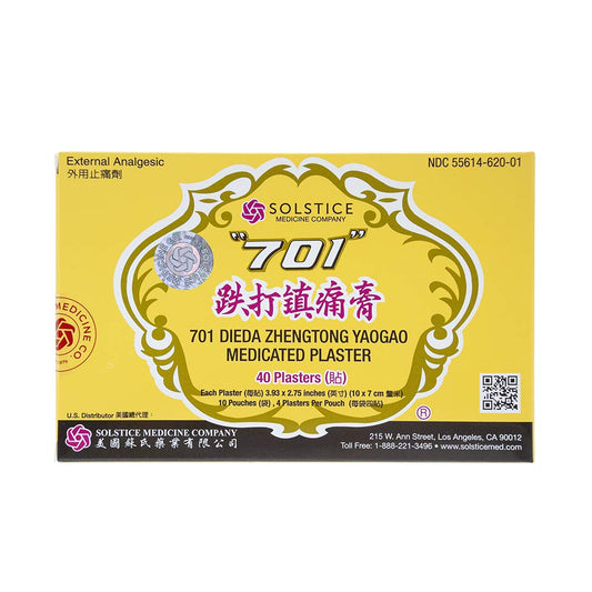 701 Dieda Zhentong Yaogao Medicated Plaster by Solstice "701" 701 Dieda Zhengtong Yaogao Medicated PlasterBuy Supplements Australia