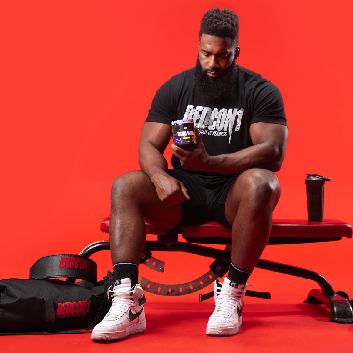 REDCON1 Total War Pre Workout - Beta Alanine + Citrulline Malate Keto Friendly Preworkout for Men & Women with 320mg of Caffeine - Fast Acting -Blue Lemonade (30 Servings)