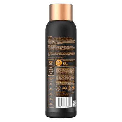 SheaMoisture African Black Soap Body Wash Calm and clearing body wash for 24H Visible Moisture for Healthy, Glowing 18 Oz
