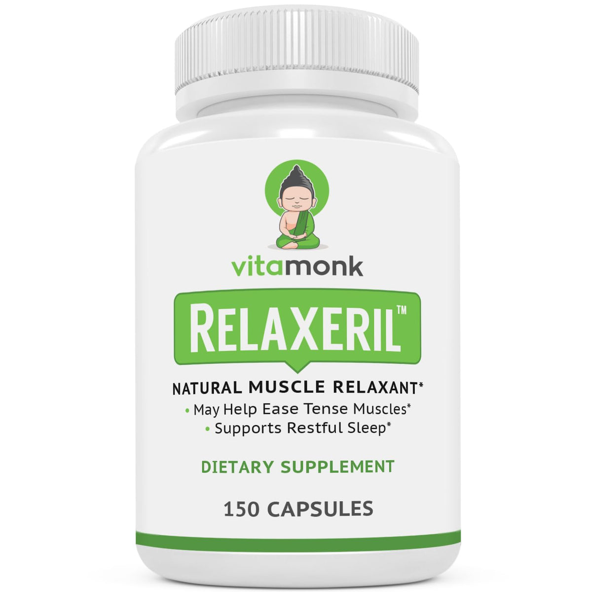 VitaMonk Relaxeril™ All-Natural Muscle Relaxer - Muscle Relaxer Supplement - Complete Muscle Relaxing Formula VitaMonkBuy Supplements Australia