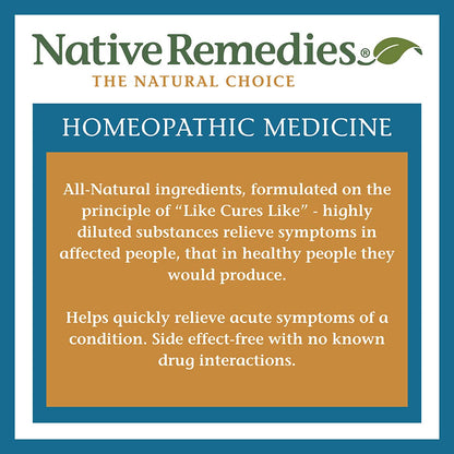 Native Remedies Kidney Stone Clear - Natural Homeopathic Formula Temporarily Helps Dissolve and Clear Kidney Stones - Relieves Pain, Nausea and Vomiting - 59 mL Native RemediesBuy Supplements Australia