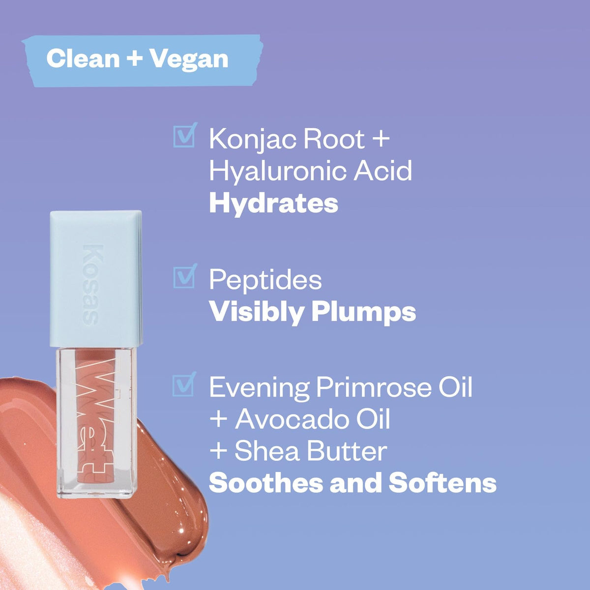 Kosas Wet Lip Oil Gloss| Juicy, Plumping Treatment, (Revealed) KosasBuy Supplements Australia