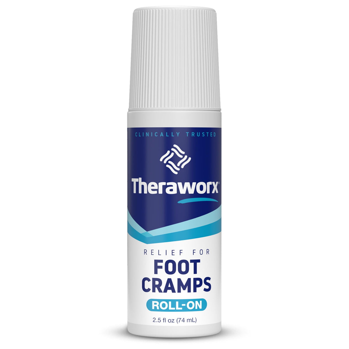Theraworx Relief for Foot Cramps, Fast-Acting Foot Cramp Relief Roll-On - 2.5 Oz - 1 Count TheraworxBuy Supplements Australia
