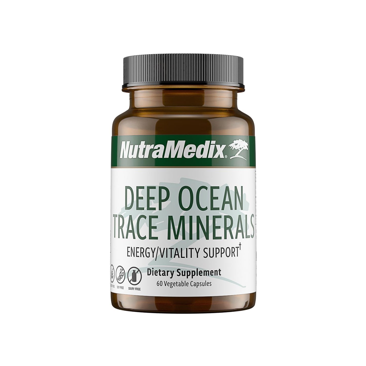 NutraMedix Deep Ocean Trace Minerals 1,000mg - Mineral & Energy Supplements - Magnesium, Zinc, Potassium, Boron, Phosphorus & Manganese