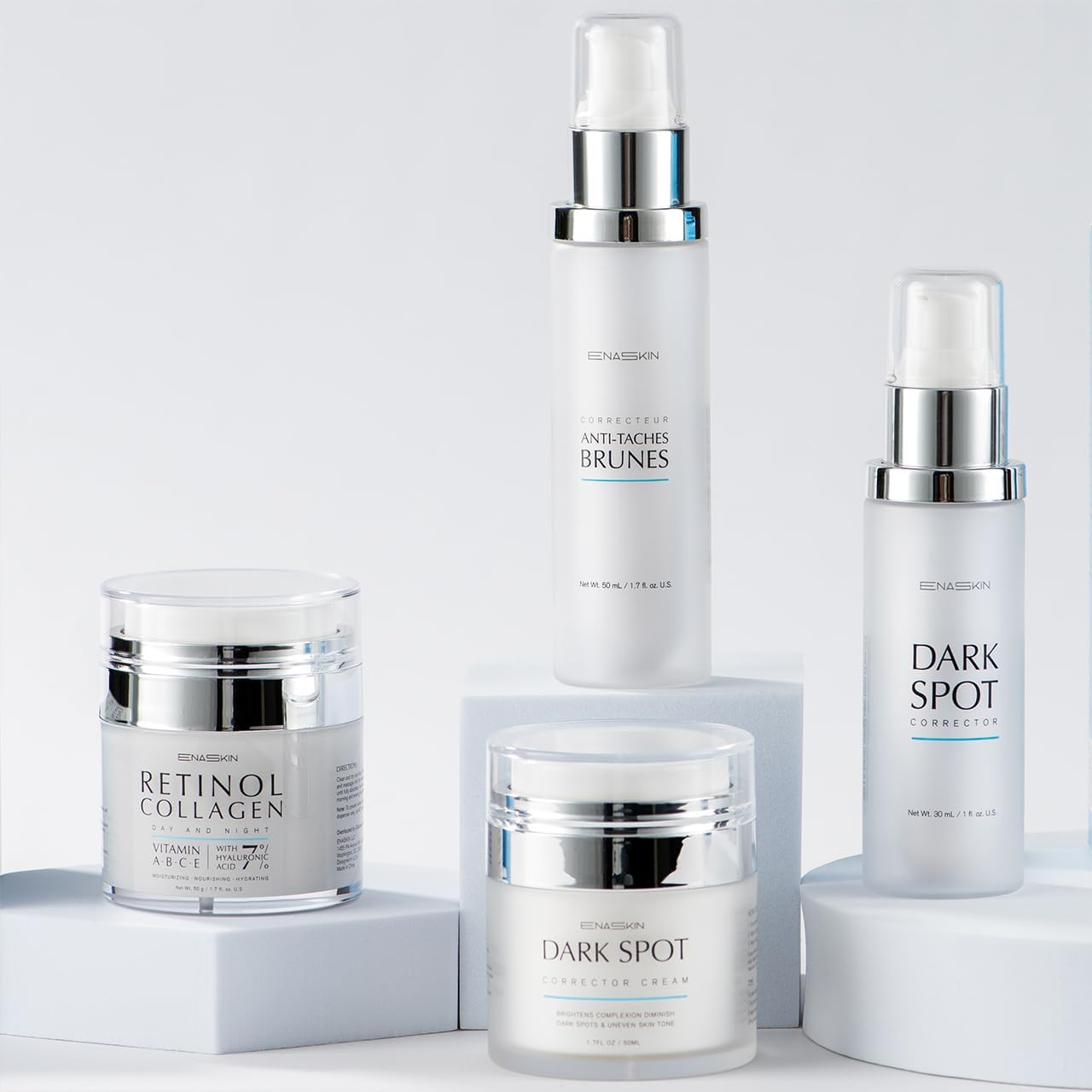 EnaSkin Dark Spot Remover for Face and Body: Advanced Formula Spot Corrector Cream to Fade Age Spots, Sun Spots, Freckles