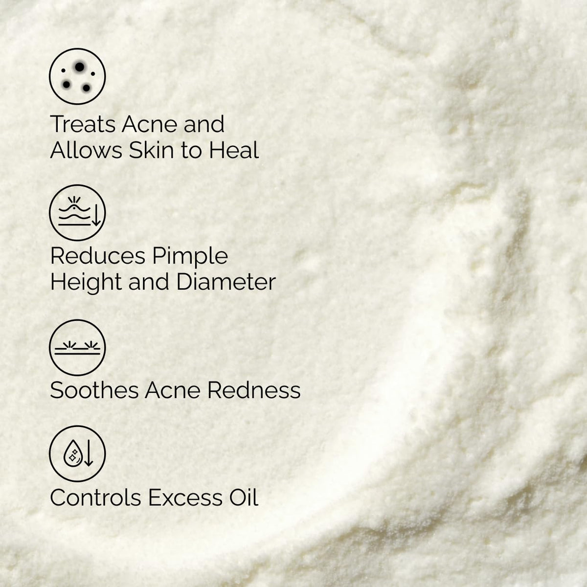 The Ordinary Sulfur 10% Powder-to-Cream Acne Spot Treatment Concentrate, Reduces Pimple Size and Zit Redness, 0.18 Oz