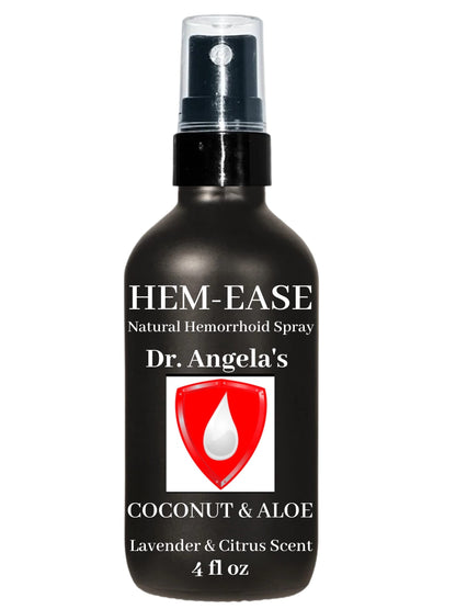 Dr. Angela's Hemorrhoid Treatment Spray | Organic Aloe Vera, Witch Hazel & Essential Oils Turmeric & Tea Tree | Natural Itching & Burning Relief Cream Doctor Angela EssentialBuy Supplements Australia