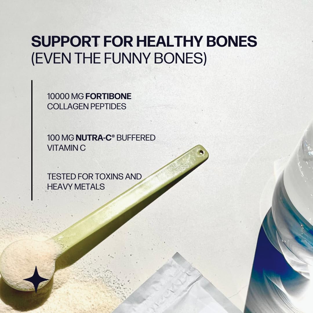 Sparkle Wellness FORTIBONE Bioactive Collagen Peptides | Collagen Powder Supplement with Nutra C Buffered Vitamin C for Bone Health | Bone Mineral Boost (Mixed Berry) [30 Serves] Sparkle Wellness buy supplements Au