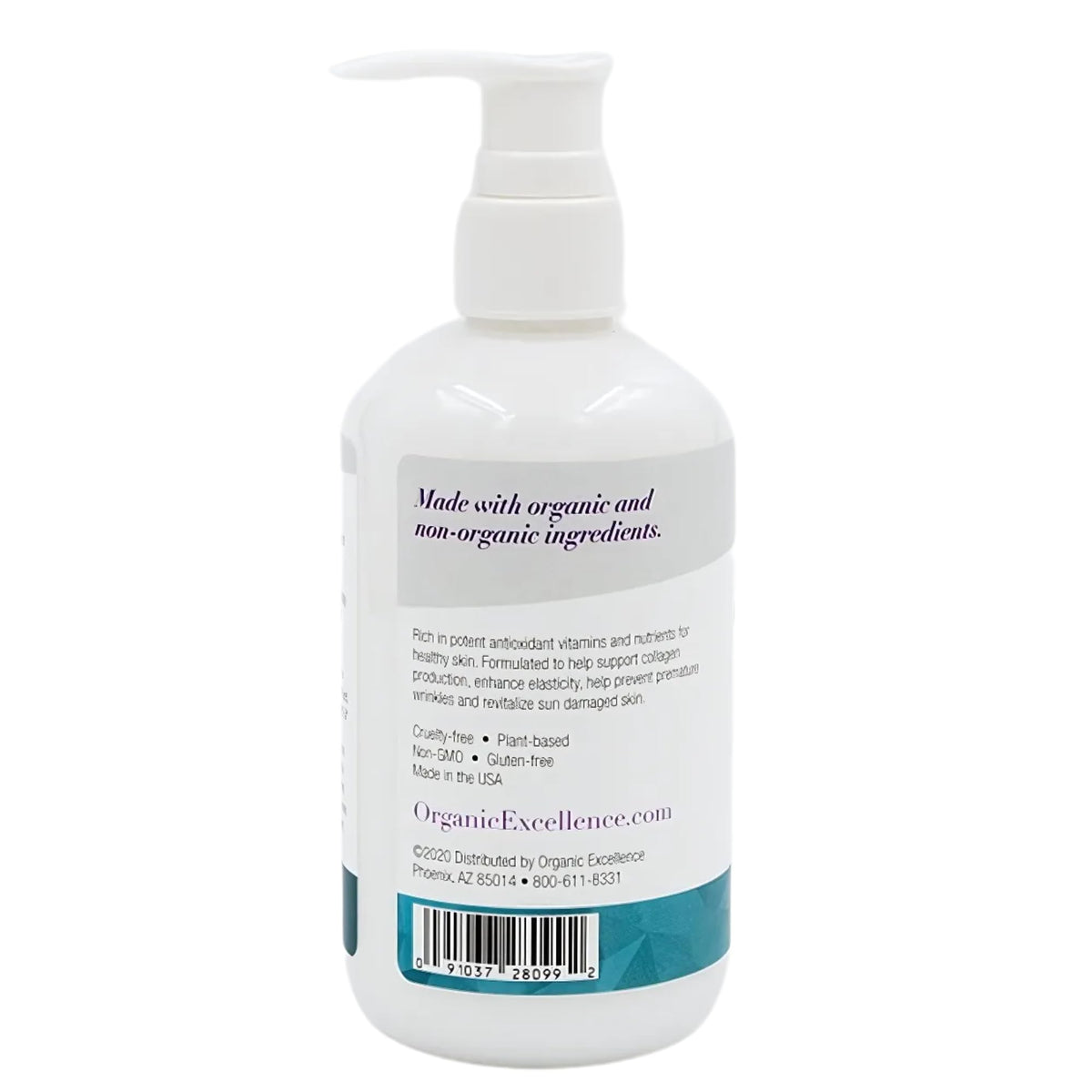 Organic Excellence Hand and Body Therapy All Natural Body Lotion for Women Men Kids - Organic Body Lotion For Dry Skin Rich, Natural Moisturizer For Daily Use, Unscented, Made in USA with Shea Butter Organic ExcellenceBuy Supplements Australia