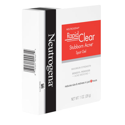 Neutrogena Rapid Clear Stubborn Acne Spot Treatment Gel, Maximum Strength 10% Benzoyl Per-oxide