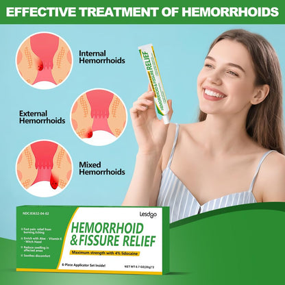 Lesdgo Hemorrhoidal Ointment(1 Pack),Hemorrhoid and Fissure Cream Witch Hazel Maximum Strength Pain Relief,for Itching and Swelling LesdgoBuy Supplements Australia