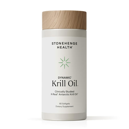 Stonehenge Health Dynamic Krill Oil 1600mg – Triple Strength Antarctic Omega-3 Supplement with EPA, DHA, Phospholipids & 2mg Astaxanthin – Supports Heart, Brain, Skin, Joint & Eye Health – 60 Softgels Stonehenge Health buy supplements Au