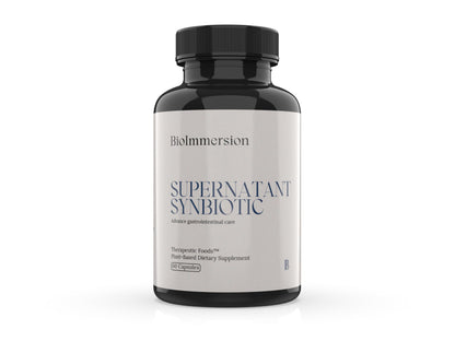 BioImmersion Supernatant Synbiotic - Prebiotic Probiotic Postbiotic - Eases Digestive Discomfort, Gut Imbalance & Yeast Overgrowth - Immune & Microbiome Support