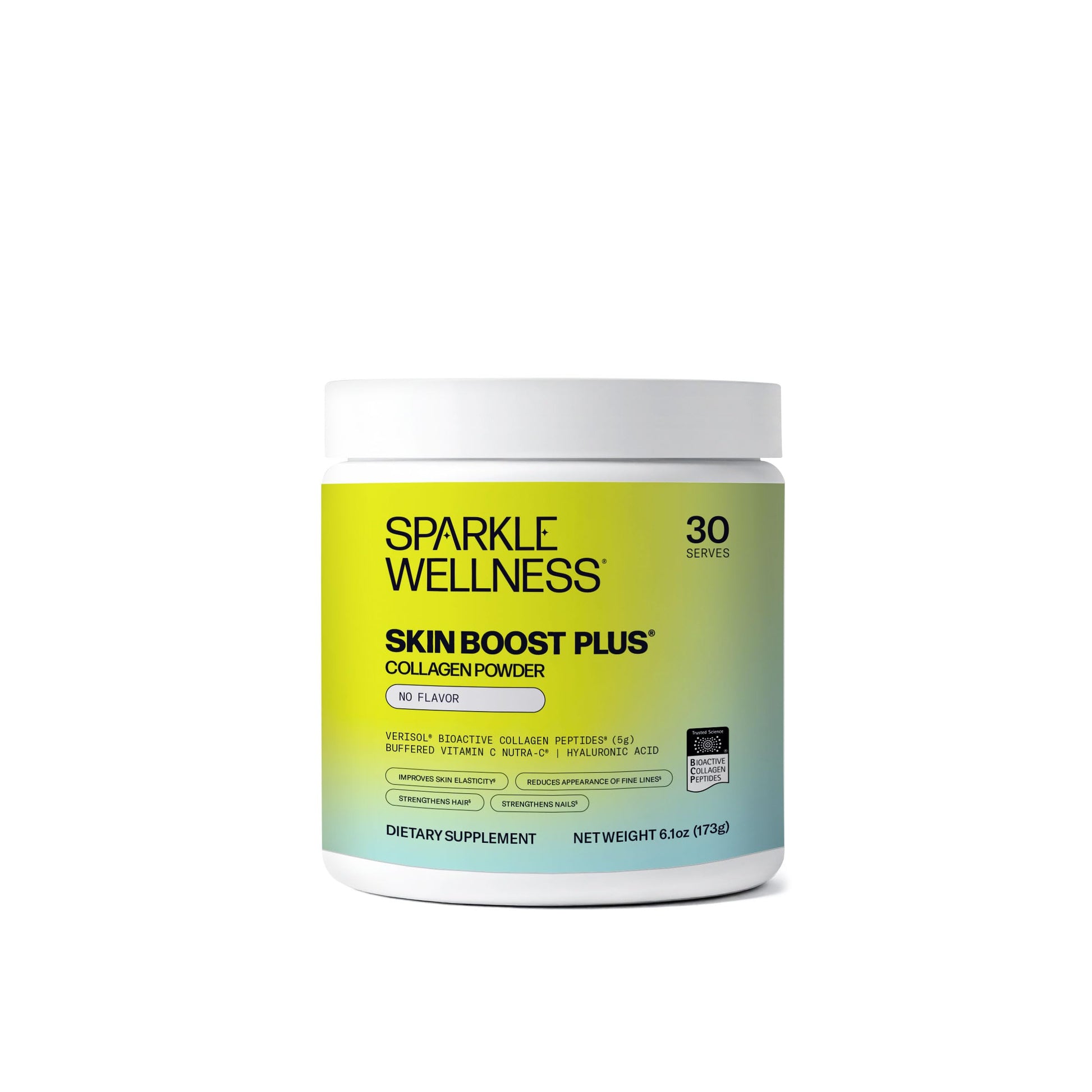 Sparkle Wellness VERISOL Bioactive Hydrolyzed Collagen Peptides | Collagen Powder Supplement with Vitamin C & Hyaluronic Acid for Hair, Skin, and Nail Health | Skin Boost Plus (No Flavor) [30-Serves] Sparkle Wellness buy supplements Au