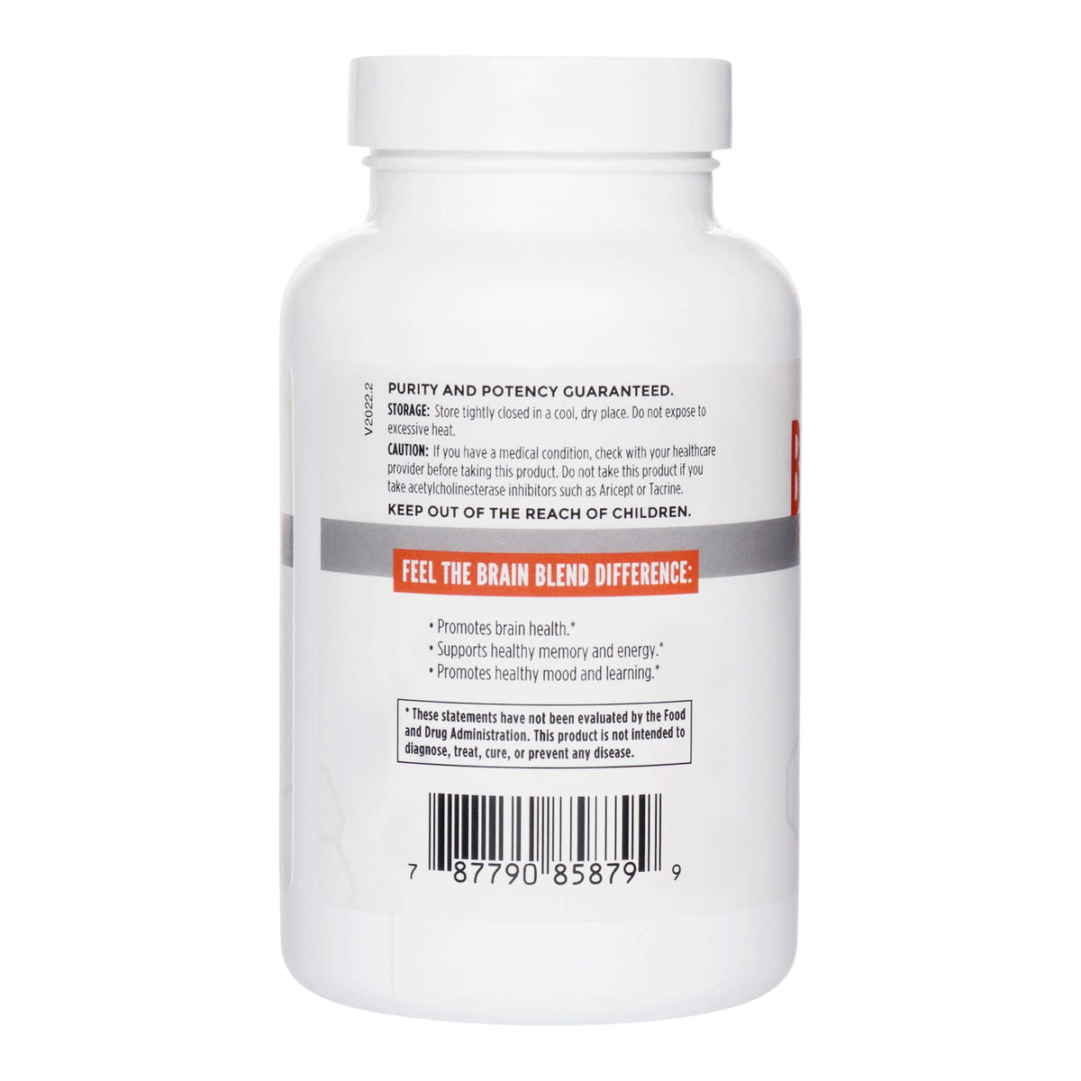 NBI Brain Blend for Memory, Focus, Concentration, Cognitive Function for Men & Women | Caffeine-Free with ALCAR, Alpha Lipoic Acid, Huperzine A, Turmeric | Nootropic | 120ct Capsules NBIBuy Supplements Australia